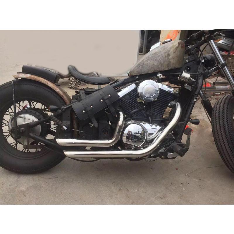 For Kawasaki Vulcan 800 S EN800 VN800 S800 VN400 All Years Motorcycle Exhaust Pipe With Muffler Silencers Aerofluxus Vent Pipe