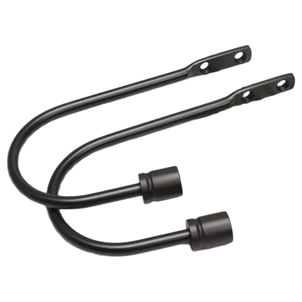 2 Bucăți Cârlige Elegante Metalice pentru Perdele, Suporturi, Montare pe Perete, Accesorii pentru Tratarea Ferestrelor