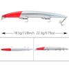 18.5cm Silver/Black Carp, Bass & Mandarin Fish Floating Minnow Popper Lure - 22.3g