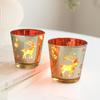 Nordic Glass Candle Holder – Christmas Aromatherapy Wax Cup, Creative Romantic Home Decor Ornament
