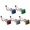 Dual Display Square Hour Meter Precision Timing LED High Brightness Counter Plastic for Power Communication & Machinery