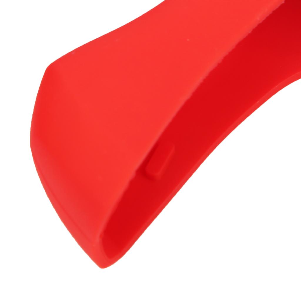 1Pair Bike Handlebar Cover Silicone Protective Comfortable Grips for Road Bicycle Cycling Accessory 4700 Rouge
