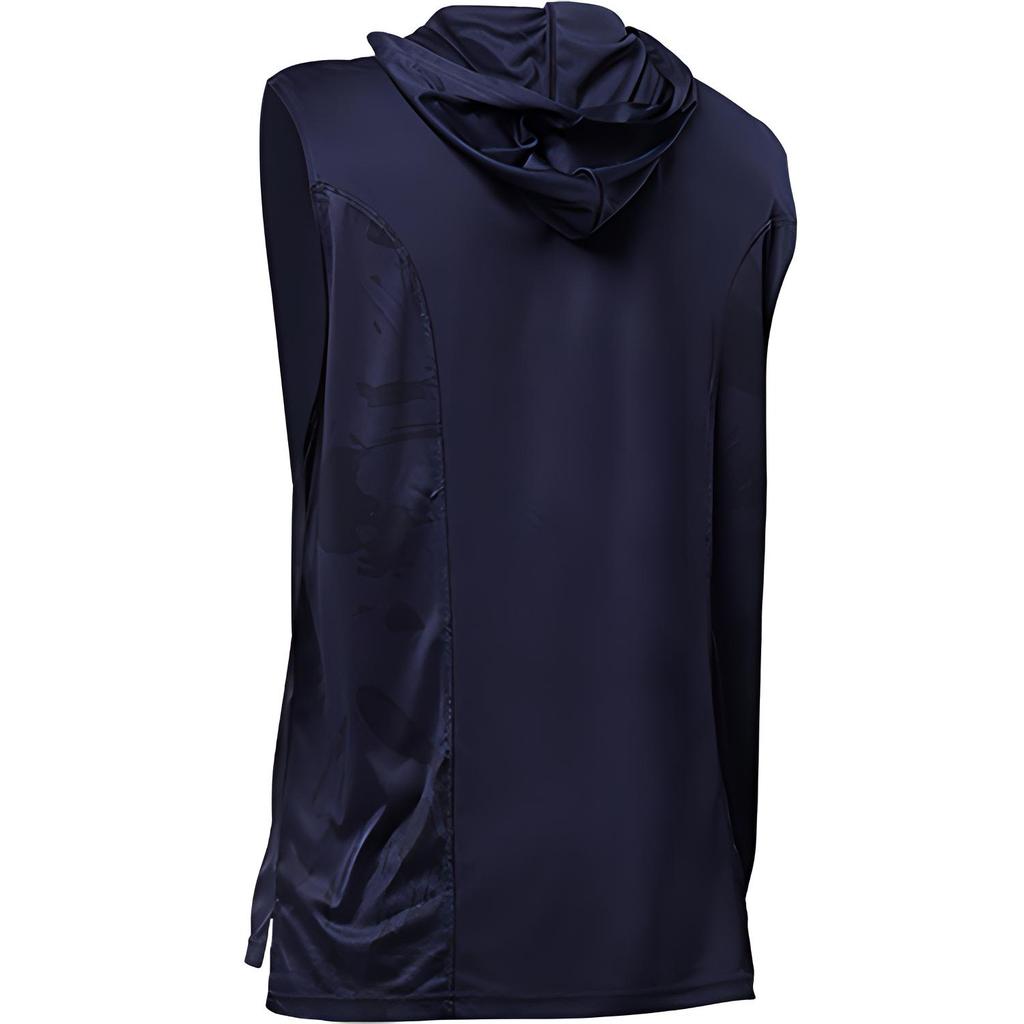 Under Armour Solid Color Simple Brand Logo Print Casual Breathable Sleeveless Vest Men tops Navy-Blue 24500001-409