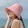 Summer Casual Versatile Sun Hat Children Outdoor Cycling Face Cover Sun Hat Surrounded by Big Eaves Show Face Small Bucket Hat