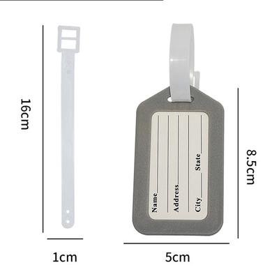 Cute Luggage Tag Plastic Baggage Tags Women Men Boarding Shipping Suitcase Id