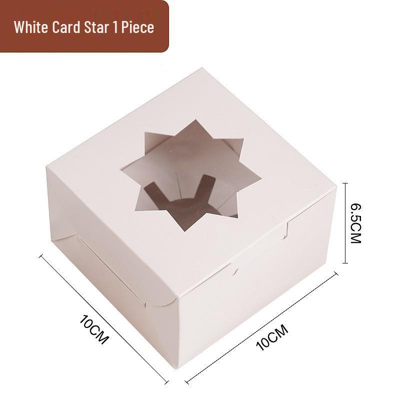 Transparent Window Cake, Muffin, and Cupcake Box for Packaging and Takeout