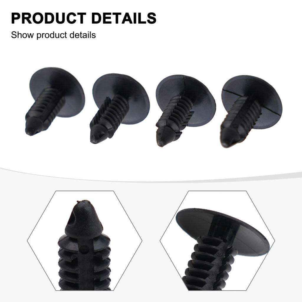 License Plate Plugs for Front Bumper Holes Set of 4 with Painted Finish