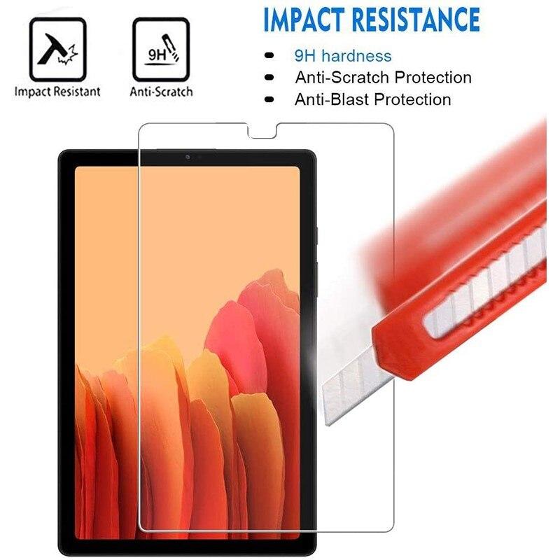 3PCS For Samsung Galaxy Tab A7 Lite SM-T225 T220 8.7 Screen Protective Film Anti-Scratch 9H Hardness Tablet Tempered Glass 2021