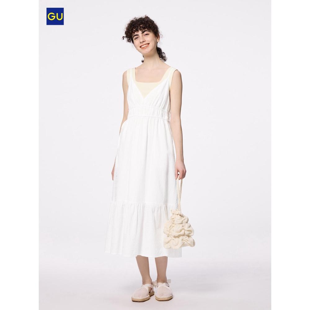 

Uniqlo Платье-комбинезон с текстурой Gu 01 OFF WHITE/WOMEN S