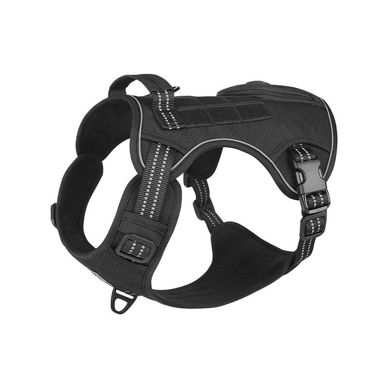 Adjustable Dog Harness Vest With Leash Attachment Small To Large Breeds Walking Control