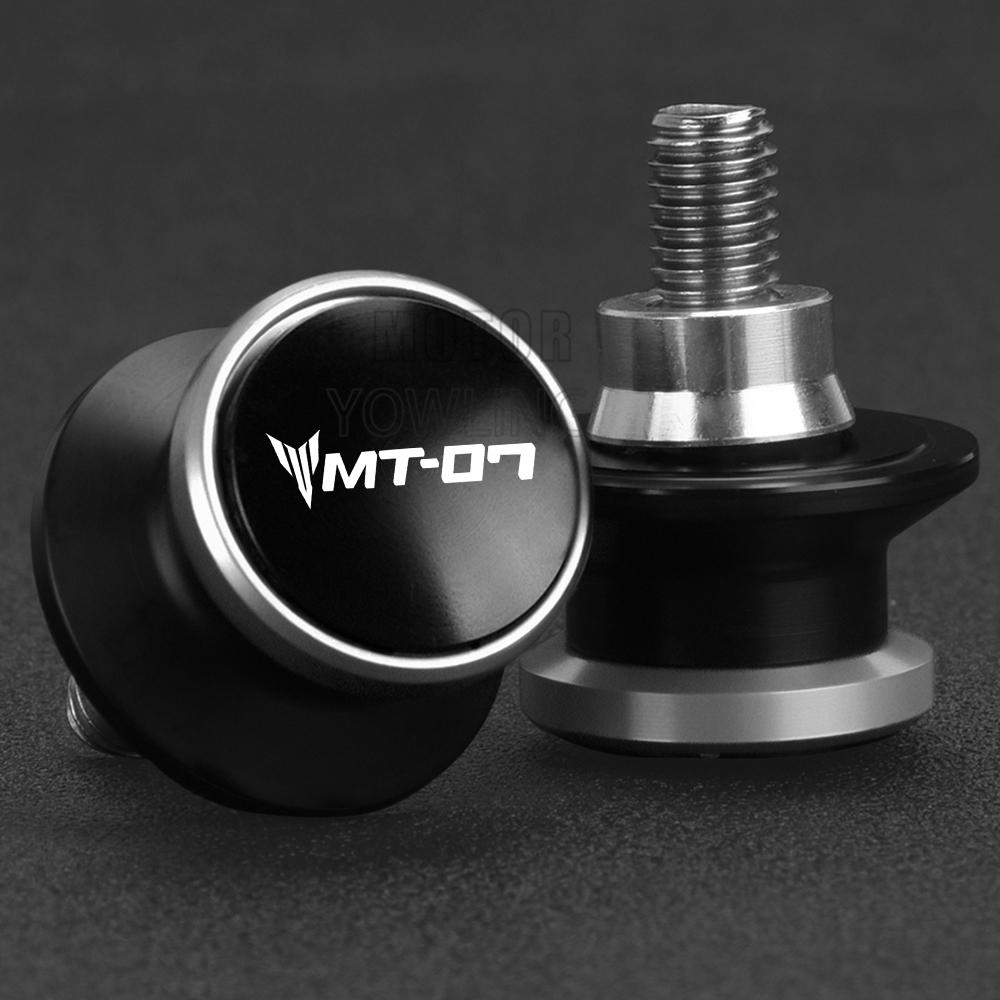 For Yamaha MT 07 MT07 FZ07 FZ 07 FZ-07 MT-07 Motorcycle 6MM Aluminum Swing Arm Stand Screw Swingarm Spools Slider Accessories