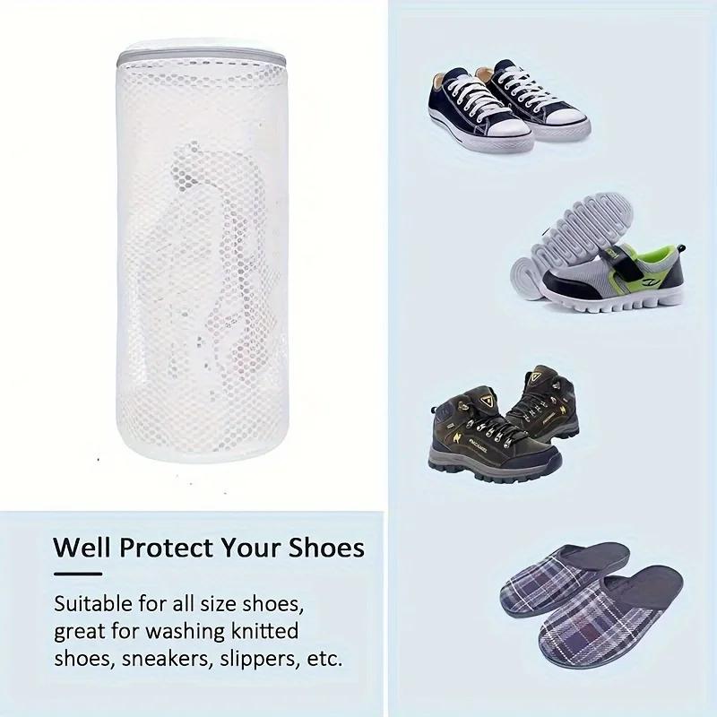 Large Gray Honeycomb Washing Bags | Mesh Sneaker Laundry Bag, Suitable for Protection of Clothing and Underwear, Gym Shoes