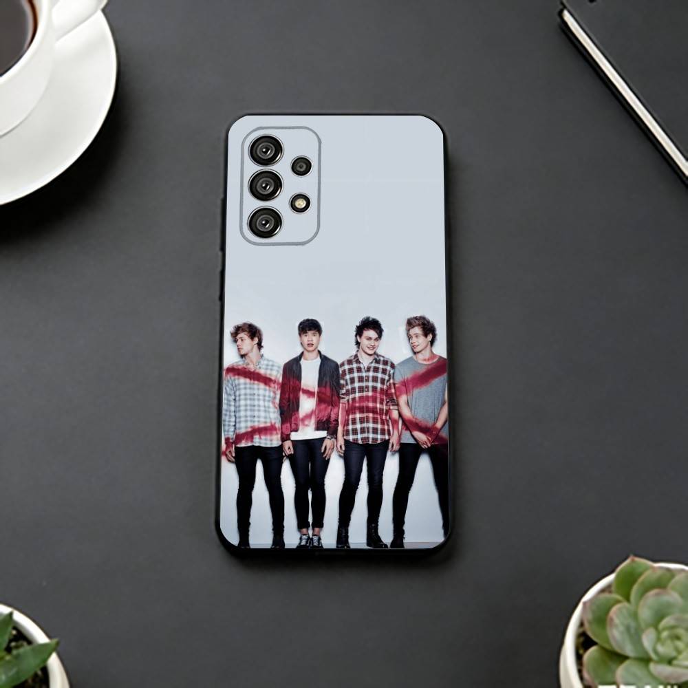 5 Seconds Of Summers 5SOS Phone Case For Samsung S25,S24,S21,S22,S23,S30,Ultra,S20,Plus,Fe,Lite,Note,10,Black Cover