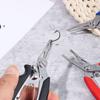 Plastic Handle Fishing Pliers Blue Black Red Stainless Steel Scissor Portable Clipper Tool  Outdoor