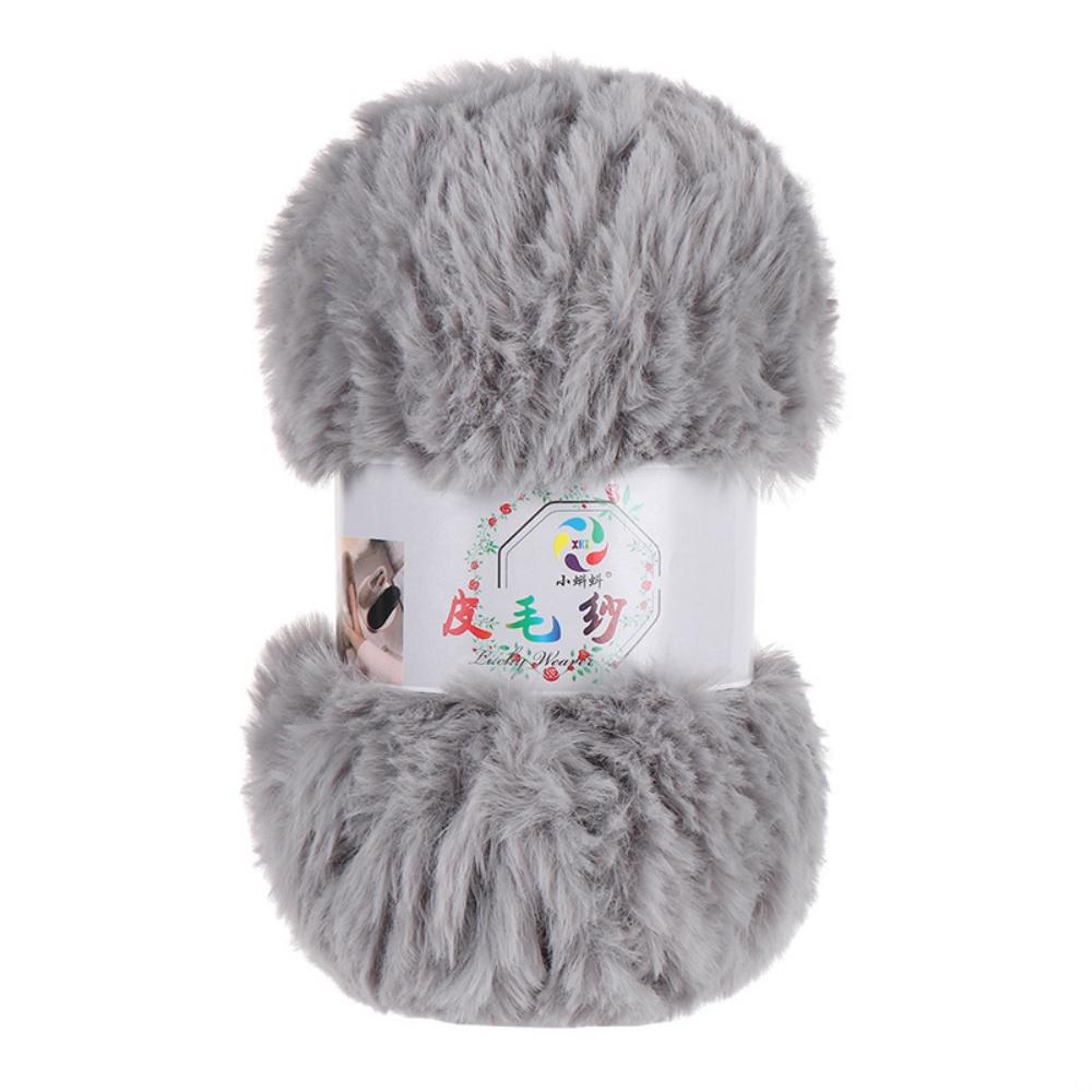 100G/Ball Imitation Mink Wool Yarn Faux Fur Yarn Cashmere Hand Knitting Crochet Sweater Thread Clothes Scarf Fluffy Mink Yarn