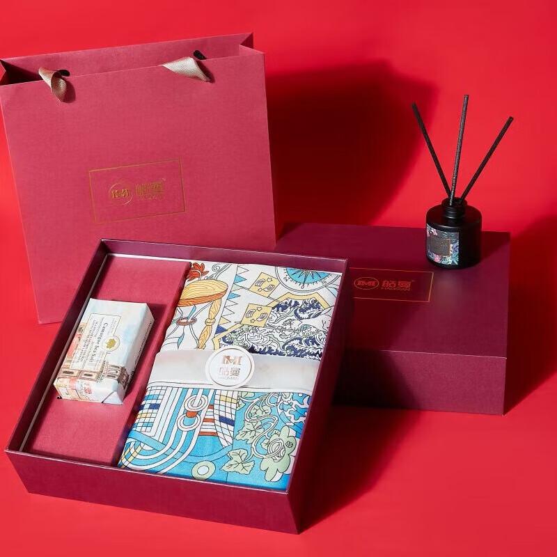 

Haoman Textile Patterned Combination Scarf C Type