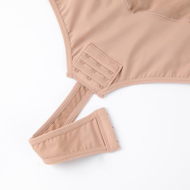Women Seamless Thong Shapewear Tummy Control Waist Trainer Body Sculpting Shaper Invisible Slimming Underwear with Padded Bra