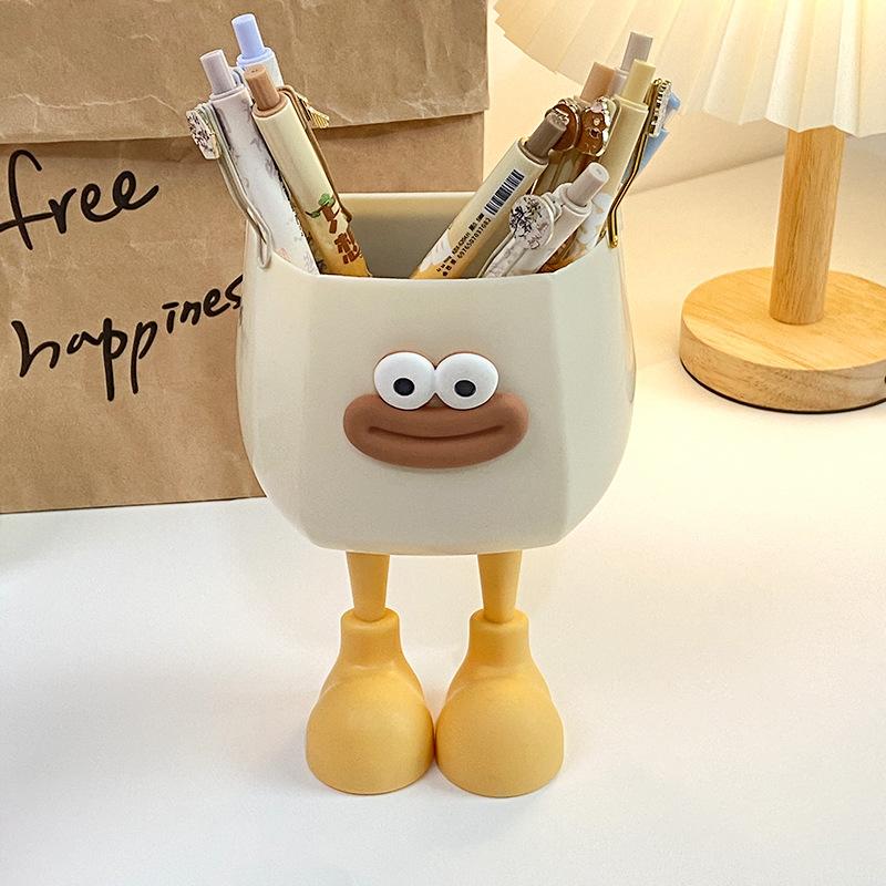 Student Fun Storage Box Female Desktop DIY Ornament Gift Makeup Storage Container Home Ornament Creative Cute Pen Holder