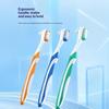 1Pc Double Sided Denture Toothbrush Cleaning Brush Invisible Braces Retainer Cleaner Descaling Brush