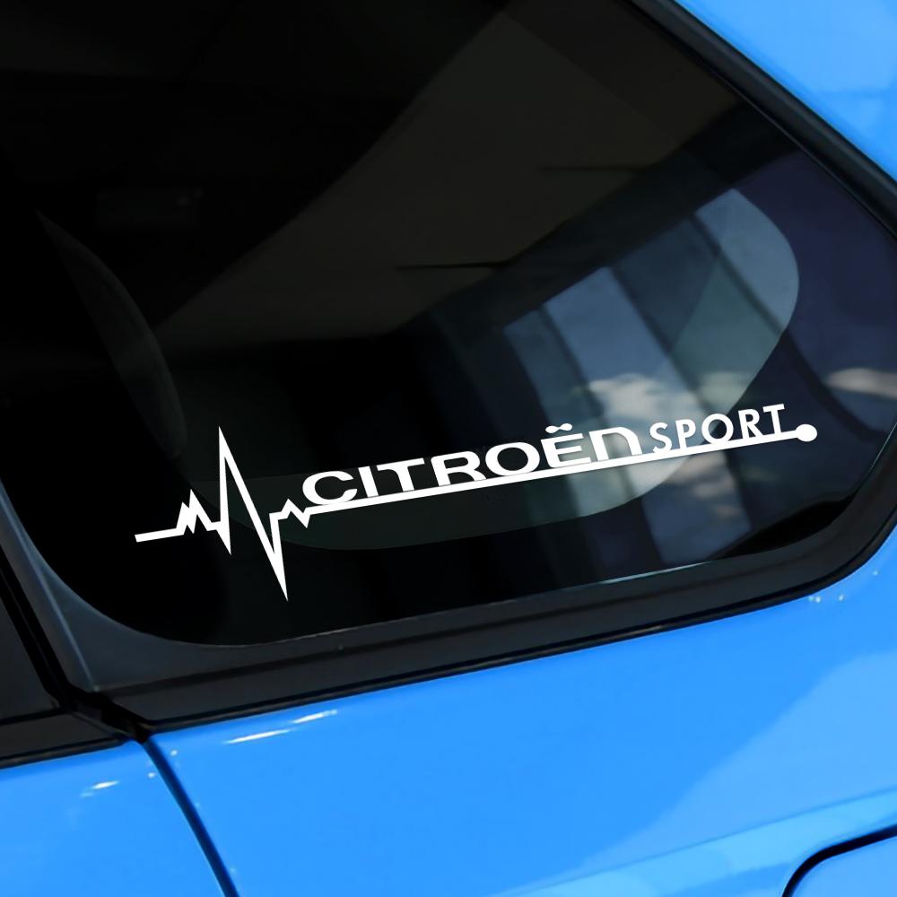 1 pair Creative Fashion Car Side Window Stickers For Citroen C1 C2 C3 C4 Picasso VTS C-ELYSEE Auto Exterior Tuning Accessories ahr256