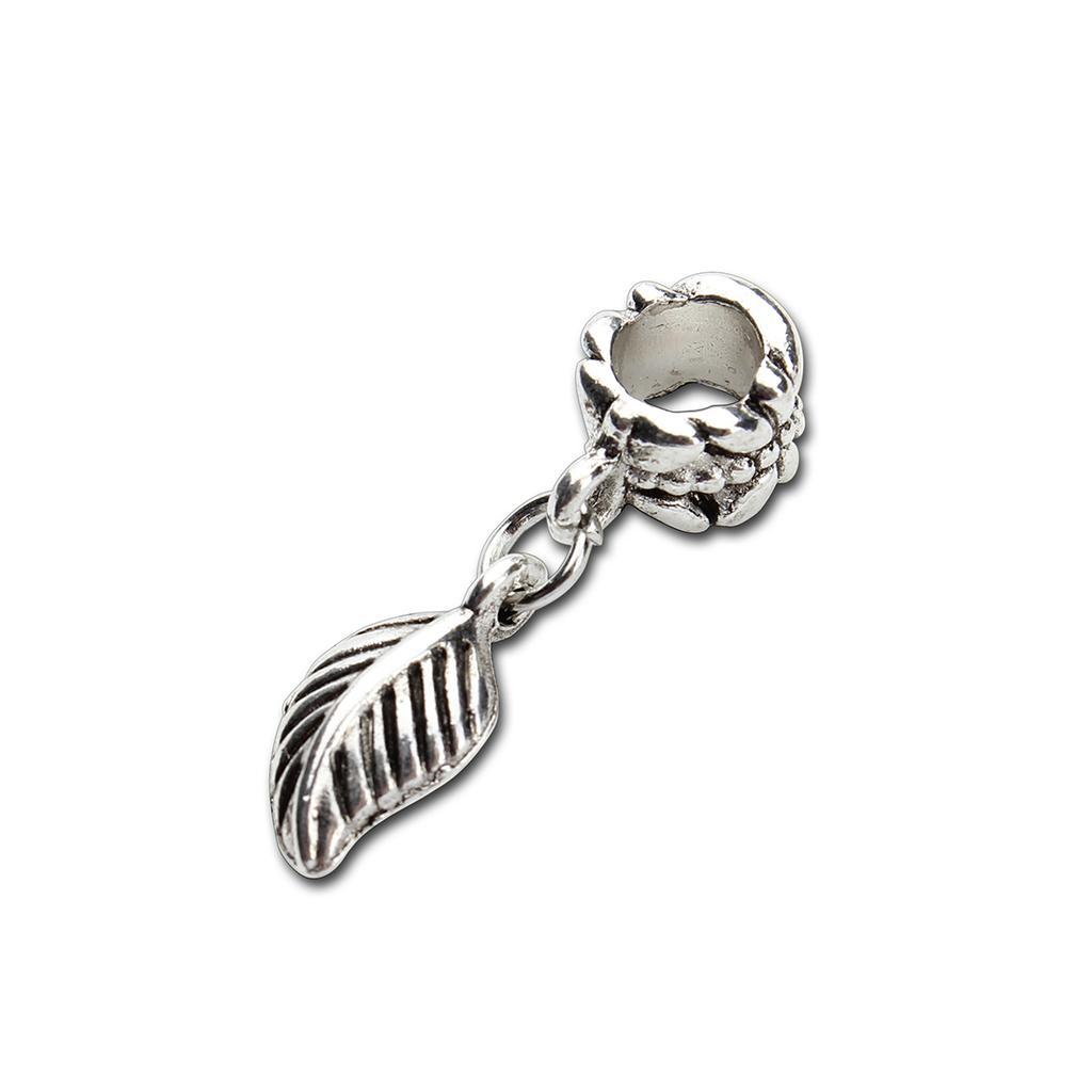 Louleur 10pcs Antique Silver Color Pendants Charm Big Hole Pendant For Jewelry Making DIY Gifts Bracelet Necklace Accessories