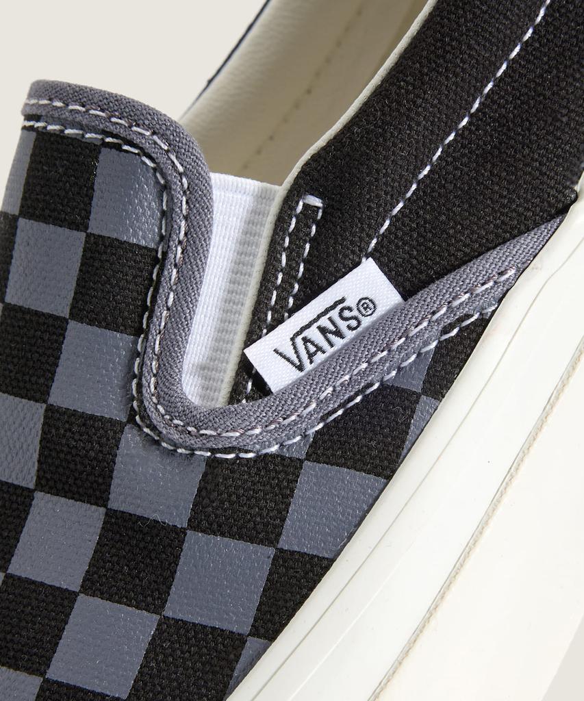 Vans Premium Classic Slip-On Lx - (Checkerboard) Steel Shadow / Vn000D9Pfsm1