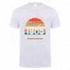 1985 Year Vintage Cotton T Shirt Retro 80s Style Short Sleeve Classic Casual Oneck Tee Unisex for Men Women 40th Birthday Gift