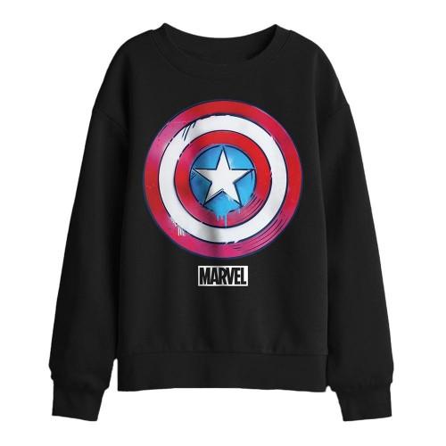 Captain America Childrens/Kids Drip Shield Sweatshirt