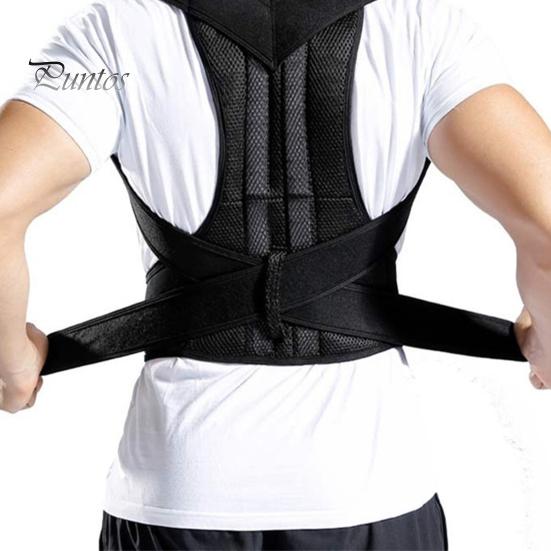 Belt Posture Lumbar Back Corrector Support Strap Shoulder Brace Neck Stretcher Trainer Hook And Loop Prevent Hunchback Multiple Straps Breathable