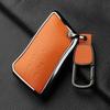 5 Button Metal and Leather Car Key Case Cover For Lexus LM350h LM500H  2024 Car Key Case Protect Fob