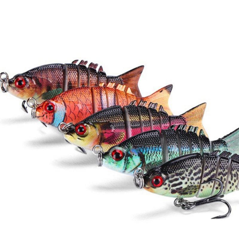 

Рыболовная приманка Сочлененный набор для ловли рыбы Медленно тонущий реалистичный приманка для плавания Пресноводный и соленый воблер Приманка для форели