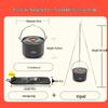 Outdoor 4L hanging pot with tripod and storage bag