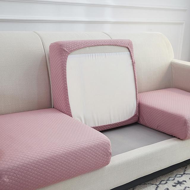 

Модальный жаккардовый чехол для подушки на сиденье дивана, чехол на сиденье стула, эластичные съемные чехлы для дивана, протектор для гостиной, 1/2/3/4 местный Normal Size (S)-1pc розовый