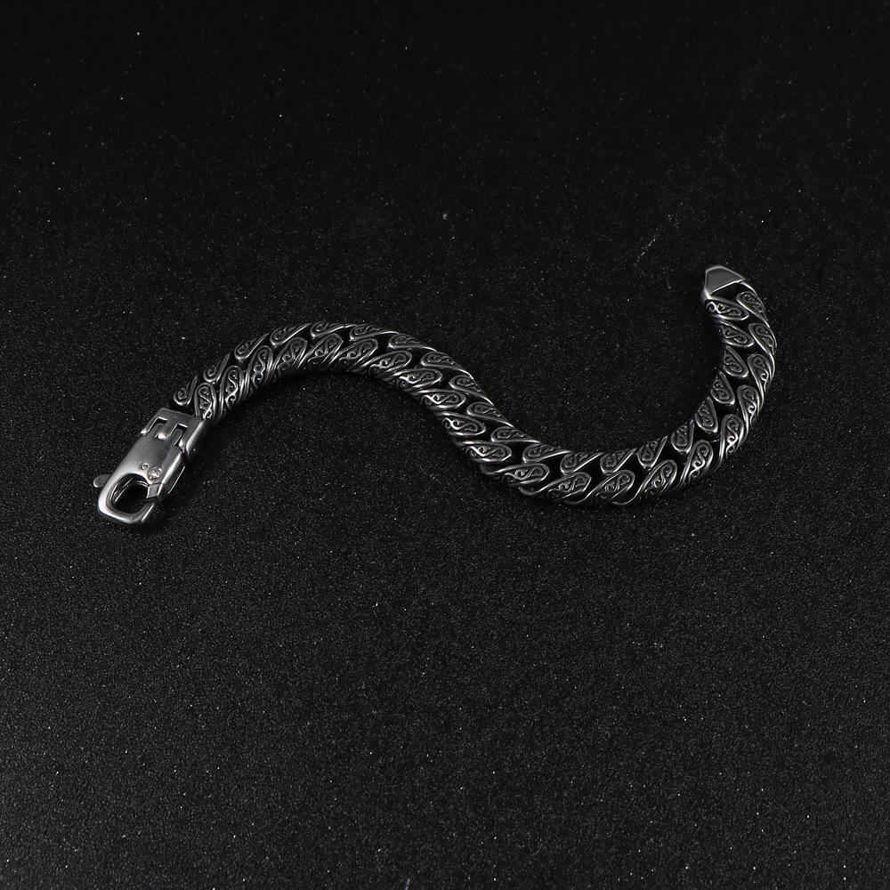 2026 European and American Snake Pattern Bracelet, Domineering Bracelet, Trendy Men's Fashion Bracelet
