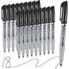 Ultra Fine Point Permanent Markers Black, 18 Pack Ultra Fine Tip Markers, Waterproof, Quickly Dry, No Bleed, Works On Plastic, Wood,Stone, Metal and