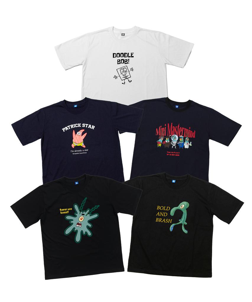 Daenkkomma Spongebob Graphic Short-Sleeve T-Shirt