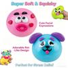 New Smushers Squishy, Curiosities Dog Face Swap Squishy Toy, Soft Moldable Cute Slow Rise Squeeze Toy, Stress Rela Relief Toy