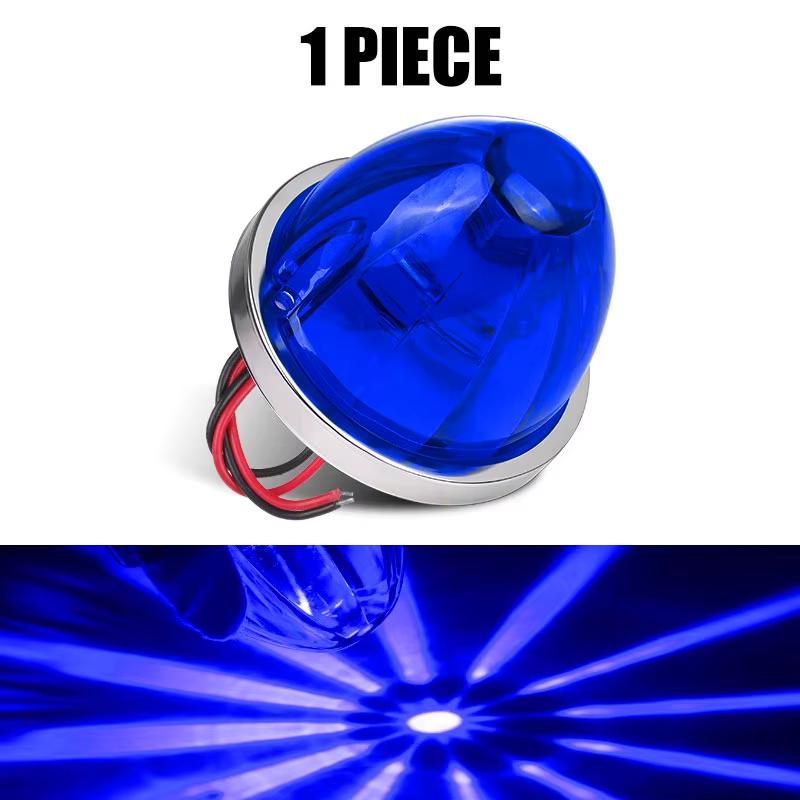 LED Lorry Truck Side Lights Watermelon Lights LED Turn Signal Emergency Lamp Trailer Side Marker Clearance Light 12V 24V for Car