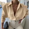 ZANZEA Women Shirt Collar Ruffle Long Sleeve Shirts