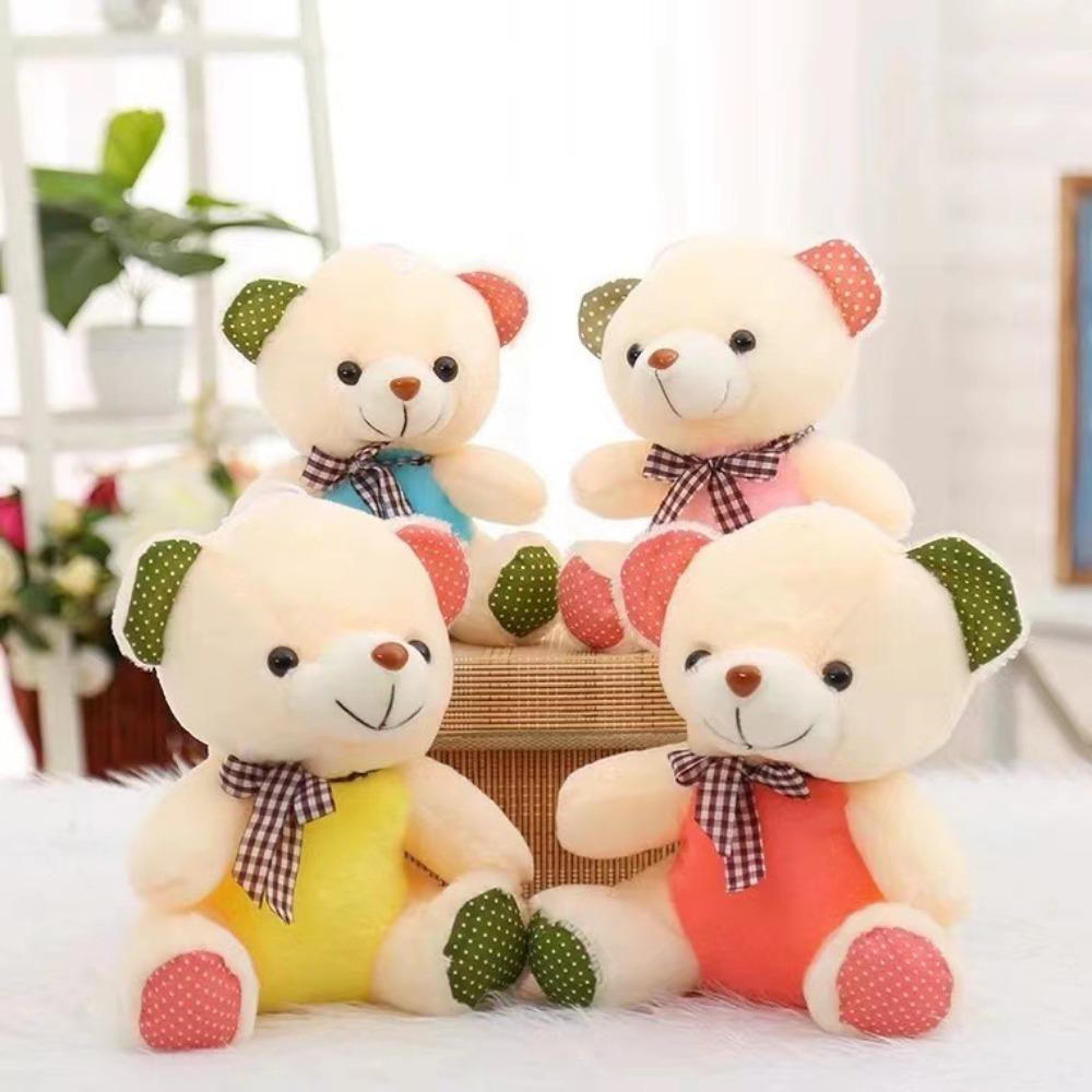 Rainbow Card Wow Yi Bear Teddy Bear Gift Wedding Throwing Catch Machine Doll Exquisite Doll