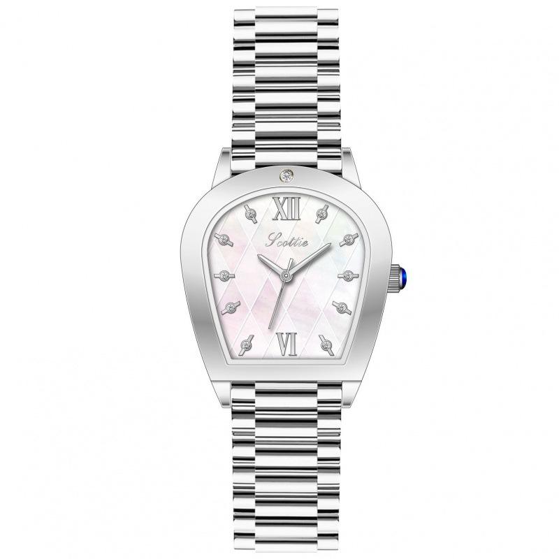 Fritillary Plate Women'S Watch Waterproof Fashion Trend Simple Leisure Atmosphere Student Style Women'S Watch Roman Watch