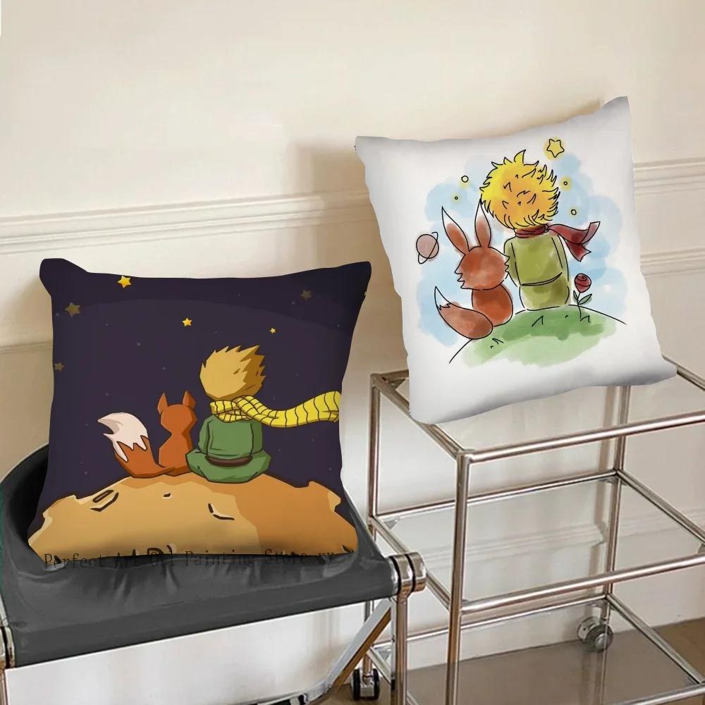 1 szt. Poszewka na poduszkę Mały Książę Skóra Brzoskwiniowa Kwadratowa Sypialnia Sofa Wypoczynek Komfortowa Poduszka Samochód Salon Dom Dekoracja