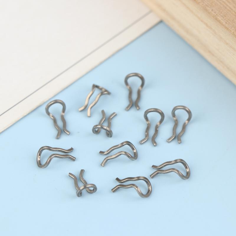 

{Summer2} {Summer2} 10Pcs Spring Clip Disc Brake Caliper For Bicycle Durable Stainless Steel XT SLX XTR Cycling Accessories серебряный