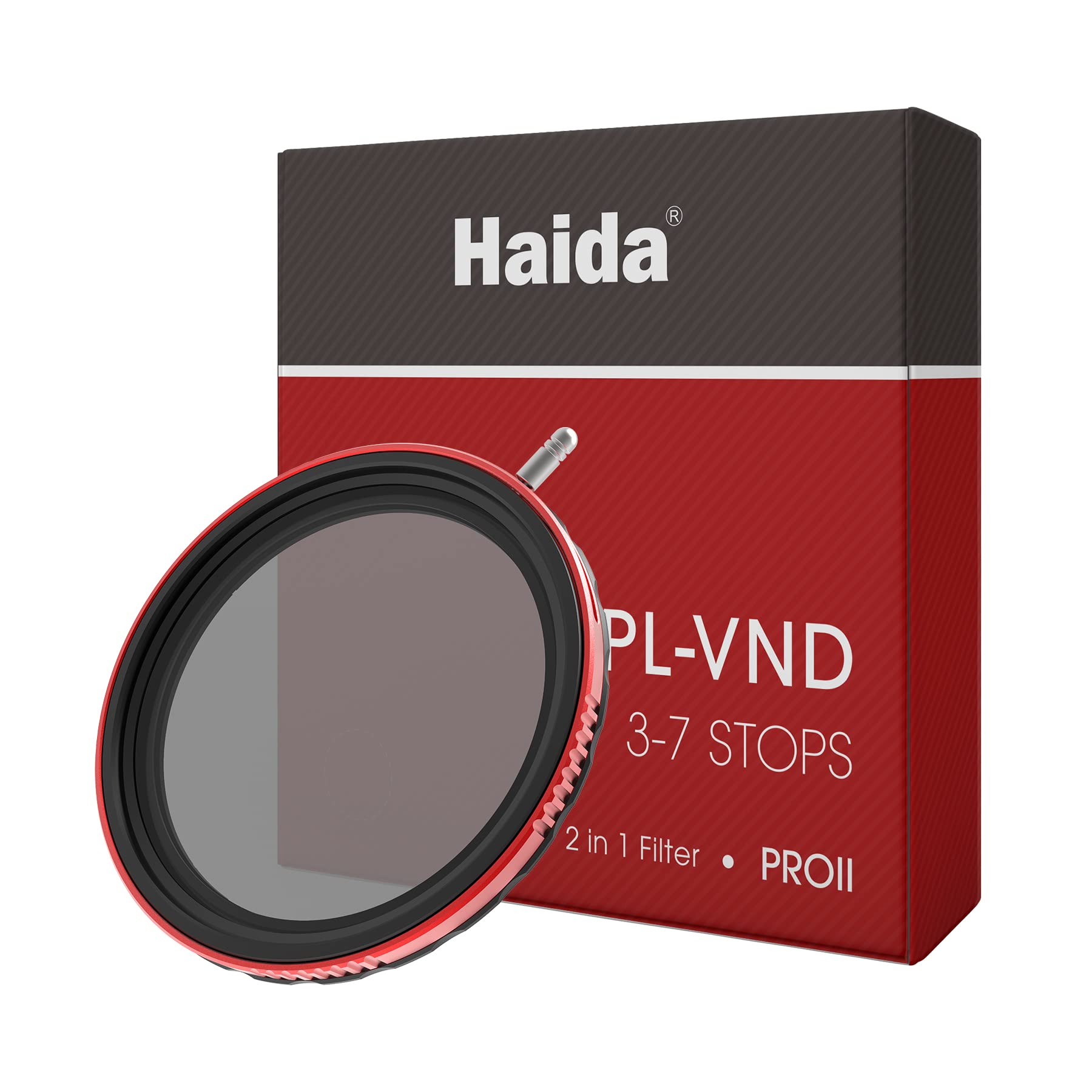

Haida CPL VND Filter 77mm PL Filter Variable ND Filter Stops ND8 ND16 ND32 ND64 ND128 Neutral Density Filter Filter + - 3~7 Dual-in-one