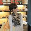 Vintage Long Shawl Silk Scarf Leopard Print Chiffon Shawl Scarf Hot Sale Chiffon Scarf  Lady