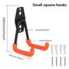 Heavy Duty Wall Mounted Garage Hook for Tools, Bikes, Ladders & More
