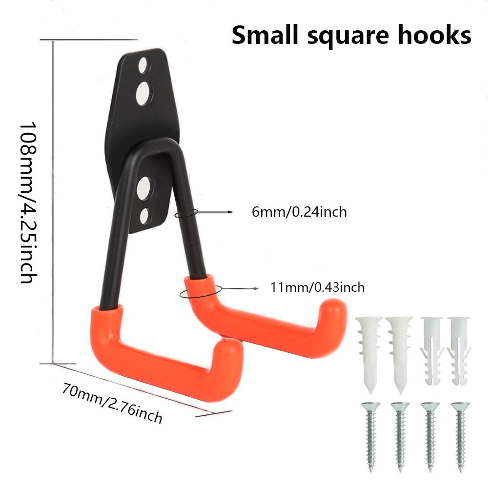 Heavy Duty Wall Mounted Garage Hook for Tools, Bikes, Ladders & More