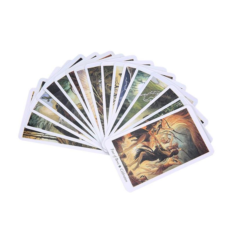 Set Cards Wild Wood Tarot Cards Beginner Deck Vintage Fortune Telling