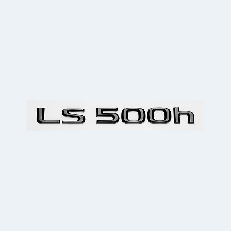 3D Letters Glossy Black LS350 LS400 LS460 LS460L LS500 LS500h LS600hL Car Rear Trunk Tail Logo Emblem Sticker for Lexus LS UP9