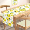 1pc Beige-brown Patchwork Table Runner with Red-white Geometric Diamond Patterns. Farmhouse Style, Perfect for Indoor Kitchens, Celebrations, Restaura